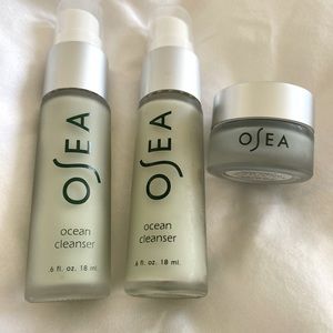 Osea ocean cleanser & seabiotic water cream